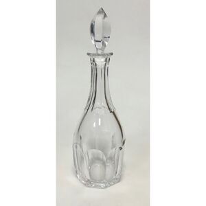 Vintage Val Saint Lambert  Heavy  Crystal Faraday Carafe